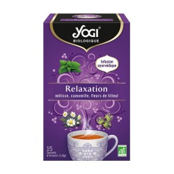 YOGI Infusion relaxation Bio (la boite de 15 sachets)