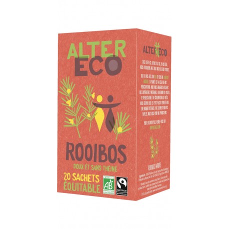 ALTER ECO Infusion Rooibos nature (la boîte de 20 sachets 40g)