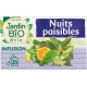 JARDIN BIO Infusion nuits paisibles Bio ETIC (la boîte de 20 sachets)