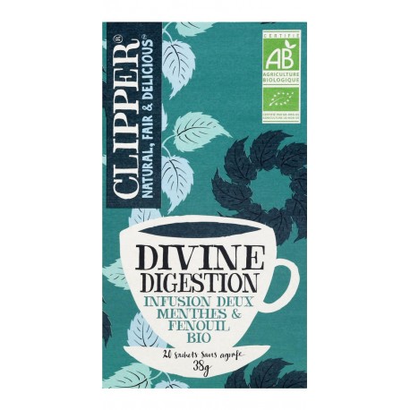 CLIPPER Infusion Divine digestion (la boîte de 20 sachets)