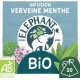 ELEPHANT Infusion verveine menthe, bio (la boite de 20 sachets)