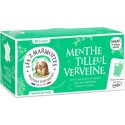 LES 2 MARMOTTES Infusion Menthe, Tilleul, Verveine (la boite de 30 sachets 42g)