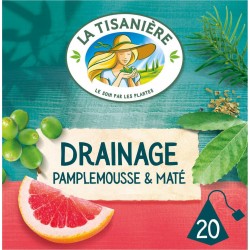 LA TISANIERE Infusion drainage pamplemousse (la boite de 20 sachets)