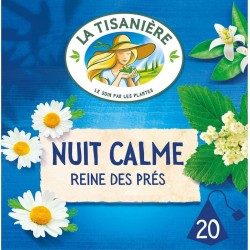 LA TISANIERE Infusion tilleul oranger camomille (la boite de 20 ) SACHETS L