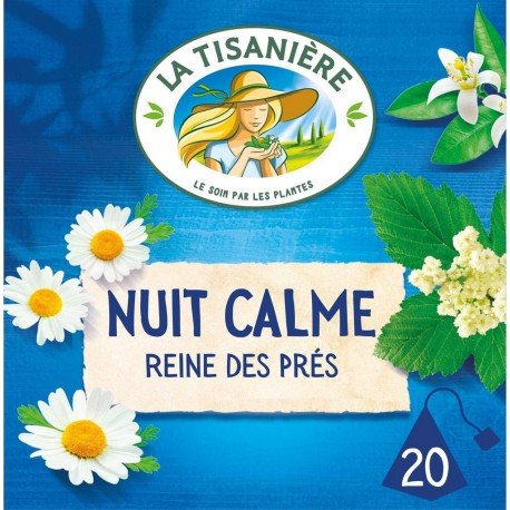 LA TISANIERE Infusion tilleul oranger camomille (la boite de 20 ) SACHETS L