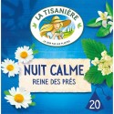 LA TISANIERE Infusion tilleul oranger camomille (la boite de 20 ) SACHETS L