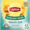 LIPTON Infusion Saveur du soir Grand sud menthe et réglisse (la boite de 20 sachets)