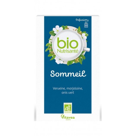 NUTRISANTE Infusion sommeil Bio (la boîte de 20 ) SACHETS L