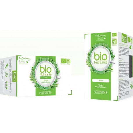 BIONUTRISANTE Infusion thym Bio (la boîte de 20 sachets)