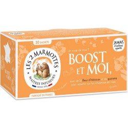 LES 2 MARMOTTES Infusion Boost Et Moi (la boite de 30 sachets 55g)