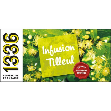 1336 1336 Infusion tilleul (la boite de 20 ) SACHETS L