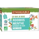 ETHIQUABLE Rooibos menthe sans théine (la boite de 20 sachets)