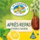 LA TISANIERE Infusion Après-repas citron (la boite de 25 sachets 37,5 g)