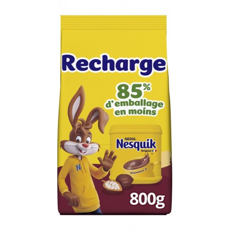 NESQUIK Chocolat en poudre le paquet de 800g