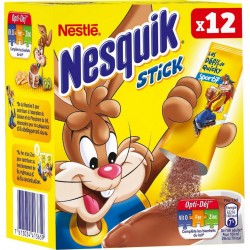 NESQUIK Chocolat en poudre (les 12 sticks de 13,5 g)