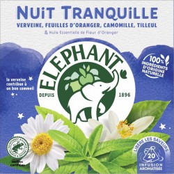 ELEPHANT Infusion nuit tranquille (la boite de 20 sachets)