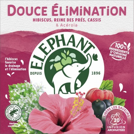 ELEPHANT Infusion douce elimination (la boite de 20 sachets)