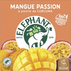 ELEPHANT Infusion mangue passion (la boite de 20 sachets)