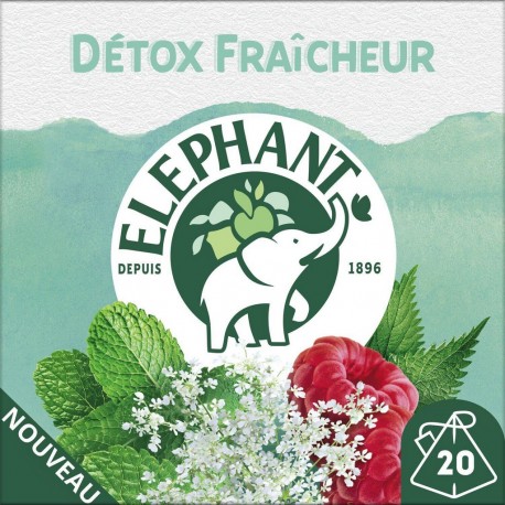 ELEPHANT Infusion détox fraîcheur (la boite de 20 sachets)