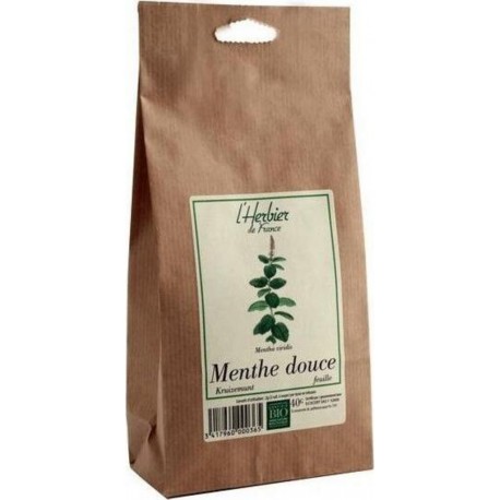 40 G Menthe Douce Feuilles Herbier De France