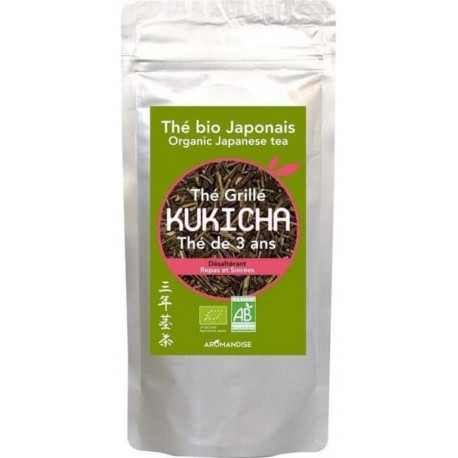 80 G Brindilles De Thé Vert Bio Japonais Kukicha