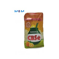 500 Yerba Mate saveur orange gr CBSé (le sachet de g)