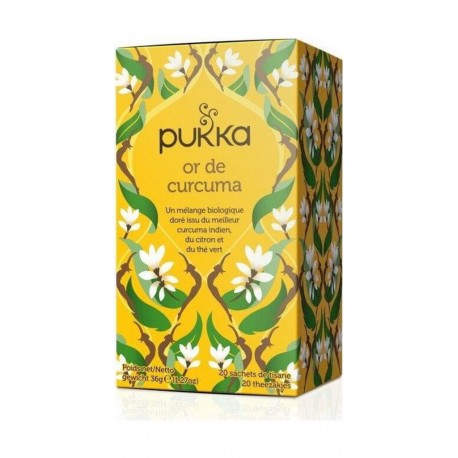 PUKKA 20 The Or De Curcuma ( Infusettes)