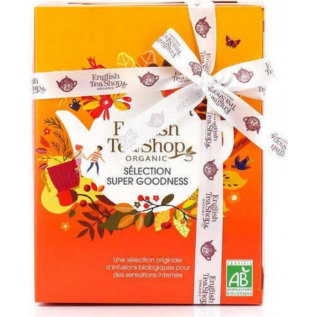 D 12 6 12 6 Coffret D'infusions Bio Bienfaisantes -12 Sachets Pyramides 6 Parfums Coffret 12 Sachets 6 Parfums