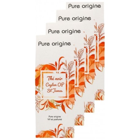 saint James Lot 4x Thé Noir Ceylan saint James Sachet 80g (les 4 unités de 0.08 kg)