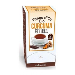 D 20 Tisane D'or Biologique Au Curcuma Et Rooibos 20 Sachets