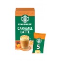 STARBUCKS Café Soluble Caramel Latte (La boite de 5) STICKS L