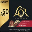 L OR Café capsules splendente compatibles Nespresso L'OR (capsules) 50 50L