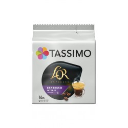 L OR TASSIMO Café dosettes espresso intense L'OR TASSIMO (dosettes) 16 16L