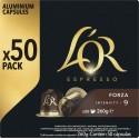 L OR Café capsules forza intensité 9 compatibles Nespresso L'OR (capsules) 50 50L