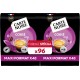 FORMAT SPECIAL CARTE NOIRE Café dosettes Corsé n°7 compatibles Senseo (les 2 paquets de dosettes) 48 48L