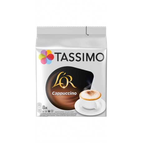 L OR TASSIMO Café dosettes cappuccino L'OR TASSIMO (dosettes) 8 8L