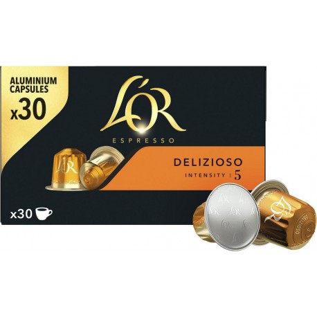 L OR ESPRESSO Café capsule espresso delizioso compatible Nespresso L'OR ESPRESSO 30 30L