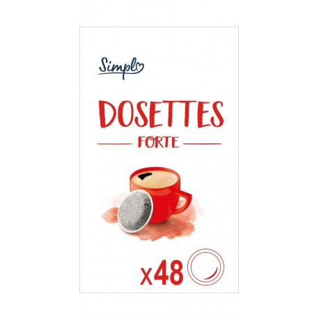 SIMPL Café dosettes Compatibles Senseo Forte (48) 334G 334L