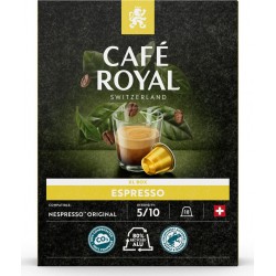 CAFE ROYAL Café capsules Compatibles Nespresso espresso n°5 (capsules) 18 18L