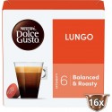 NESCAFE DOLCE GUSTO Café capsules compatible Dolce Gusto Lungo (16 capsules)