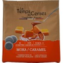 LE TEMPS DES CERISES Café dosettes Compatibles Senseo saveur caramel (dosettes) 16 16L