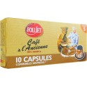 FOLLIET Café capsules Compatibles Nespresso à l'ancienne (10 capsules)