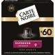 CARTE NOIRE Café capsules Espresso Intense n°9 compatibles Nespresso (60 capsules)