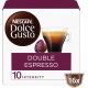 NESCAFE Café Capsules Compatible Dolce Gusto Double Espresso (16 capsules)