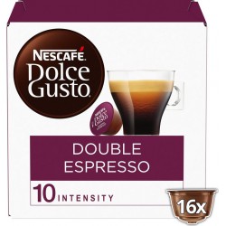 NESCAFE Café Capsules Compatible Dolce Gusto Double Espresso (16 capsules)