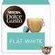 NESCAFE DOLCE GUSTO Café capsules Compatible Dolce Gusto flat white (16 capsules)