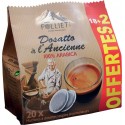 FOLLIET Café dosettes Compatibles Senseo à lancienne (20 dosettes)