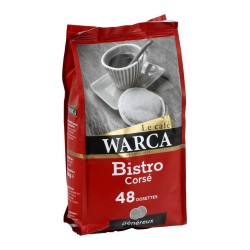 WARCA Café dosettes Compatibles Senseo Bistro corsé (48 dosettes)