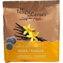 LE TEMPS DES CERISES Café dosettes Compatibles Senseo saveur vanille (16 dosettes)