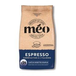 MEO Café dosettes Compatibles Senseo Espresso (54 dosettes)